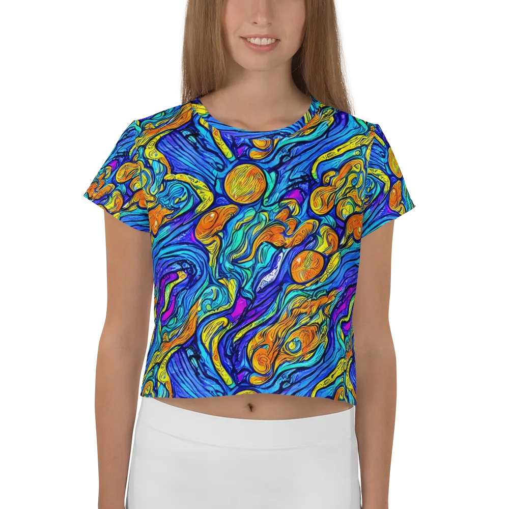 Sonic Sea on Crop Tee — Front