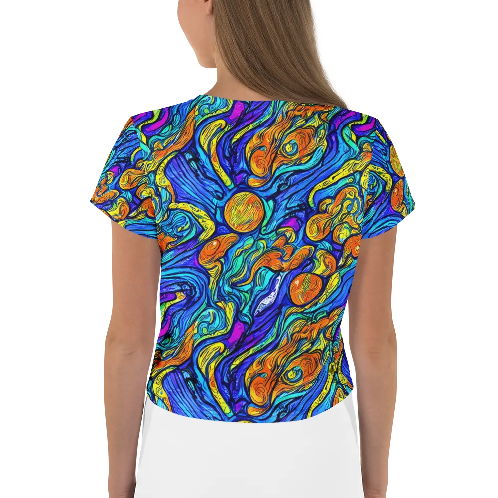 Sonic Sea on Crop Tee — Back