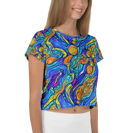Sonic Sea on a Crop Tee