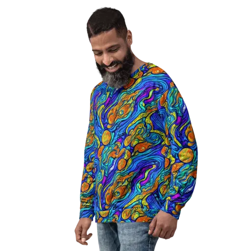 Sonic Sea on a Sweatshirt