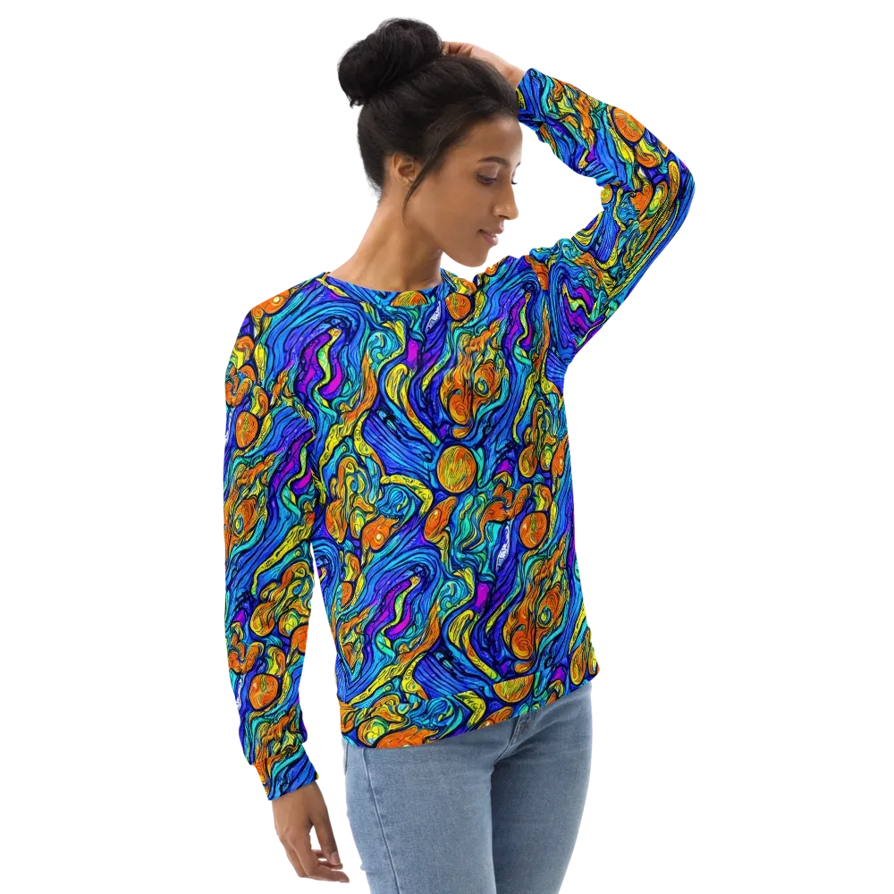 Sonic Sea on Sweatshirt — Right Front