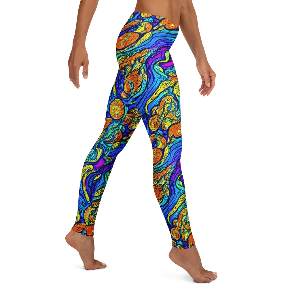 Sonic Sea on Leggings — Right
