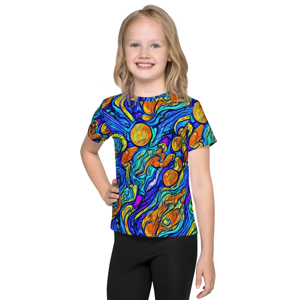 Sonic Sea on Kids Crew Neck T-Shirt — Front