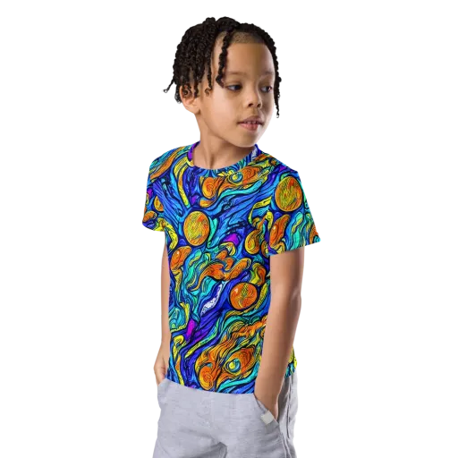 Sonic Sea on a Kids Crew Neck T-Shirt