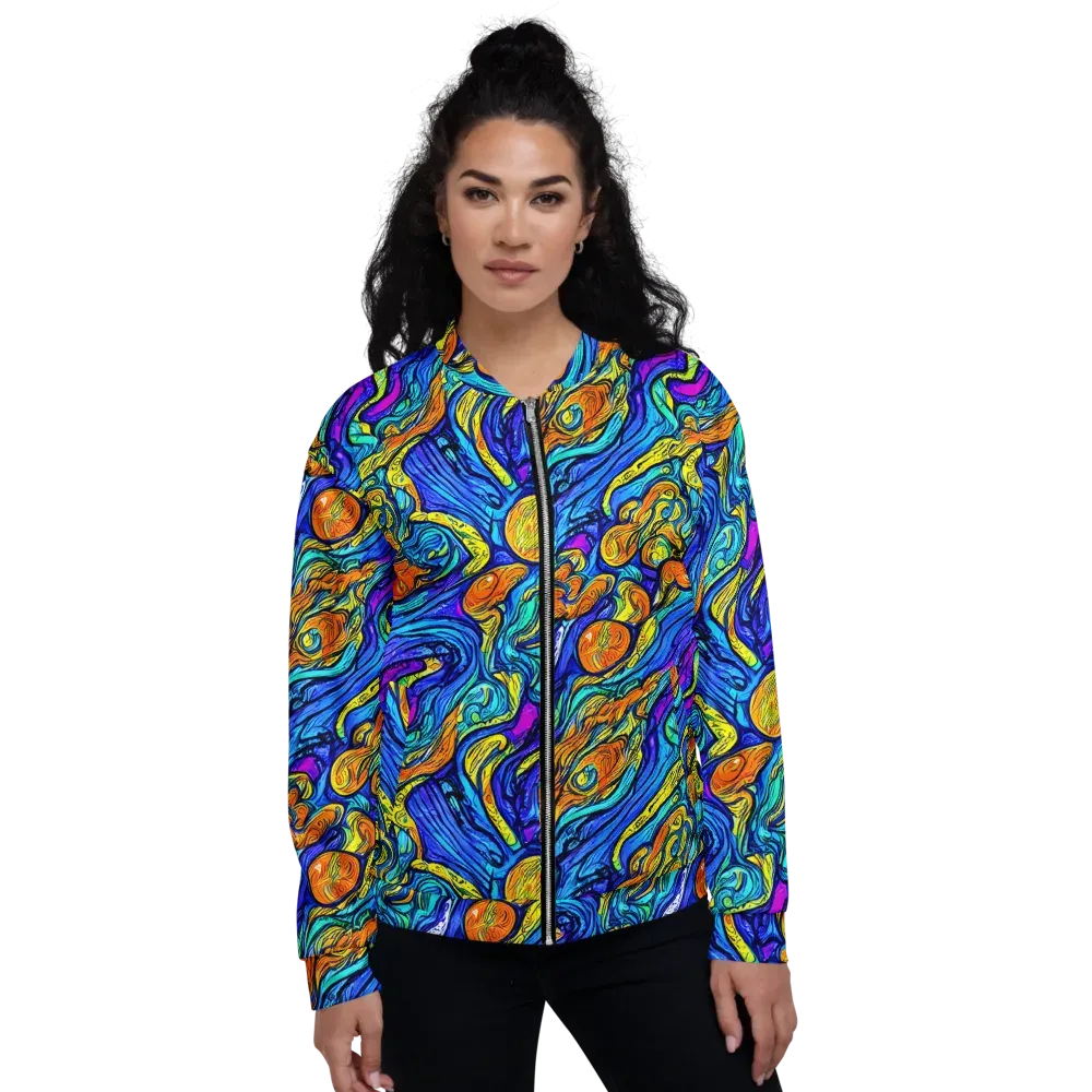 Sonic Sea on Bomber Jacket — Front