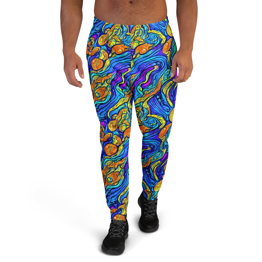 Sonic Sea on Men's Joggers — Front