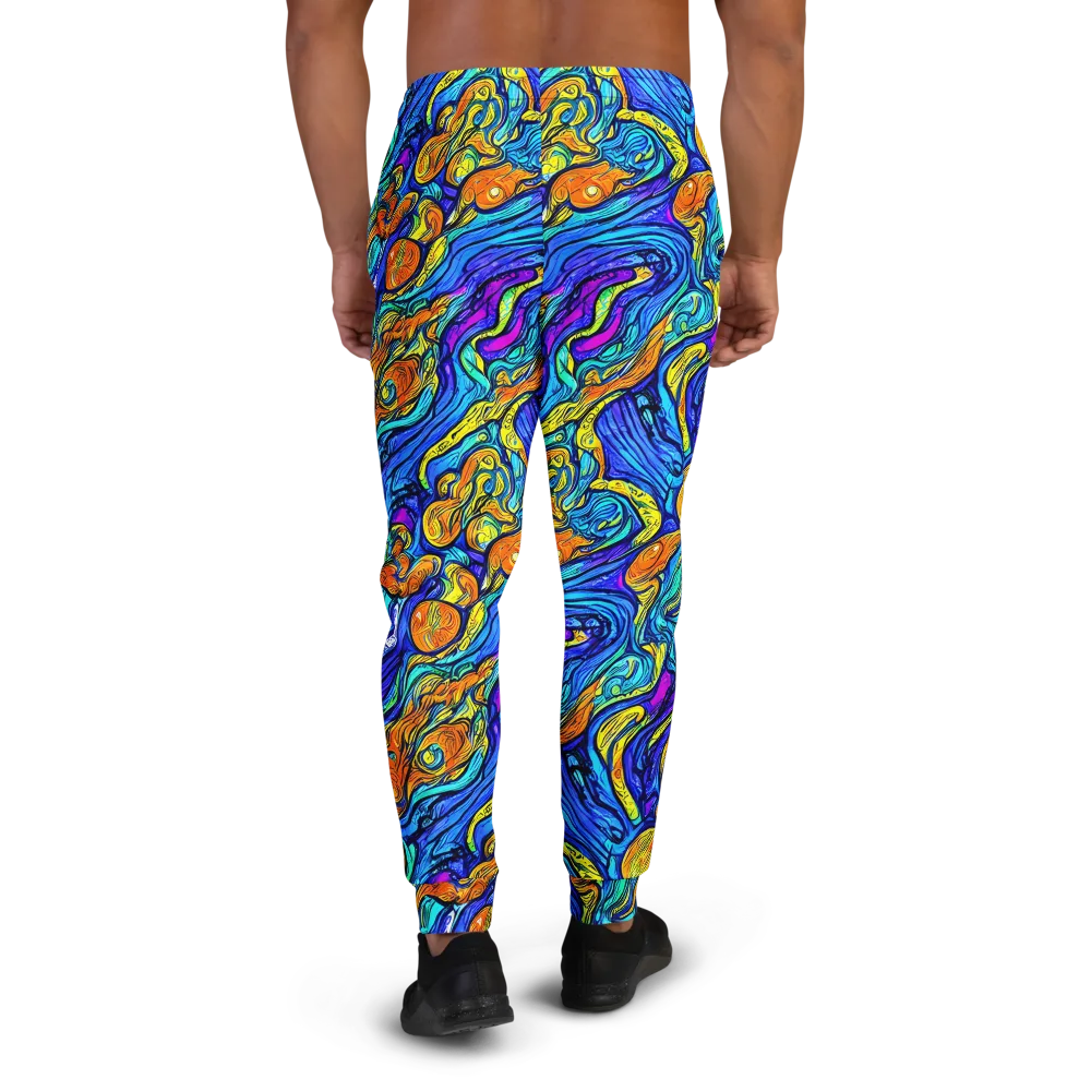 Sonic Sea on Men's Joggers — Back