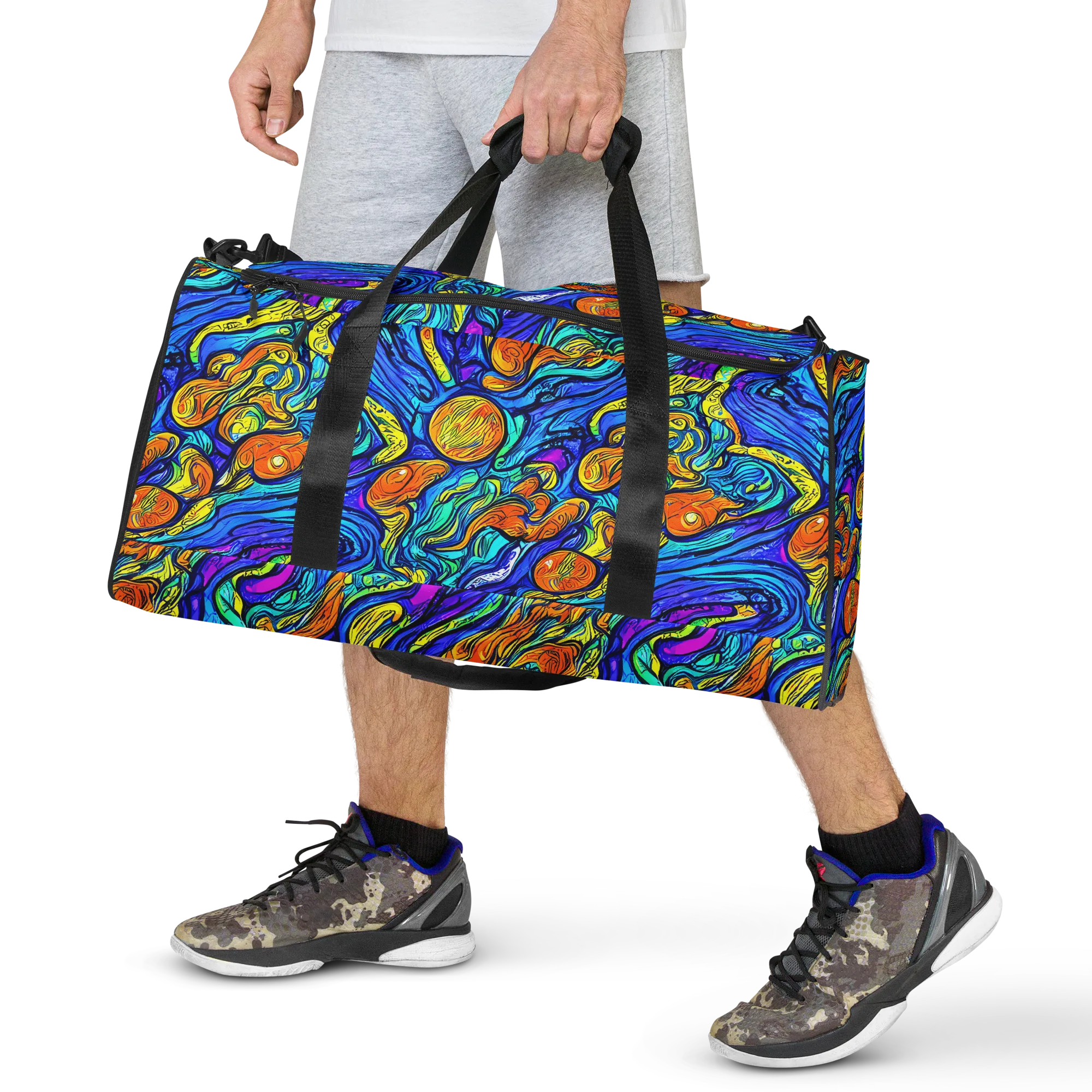 Sonic Sea on Duffle Bag — Front