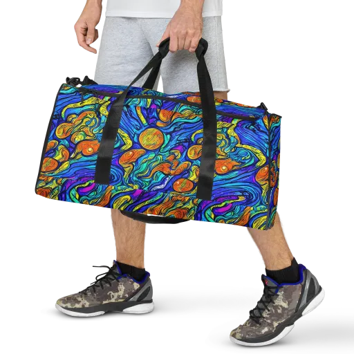 Sonic Sea on a Duffle Bag
