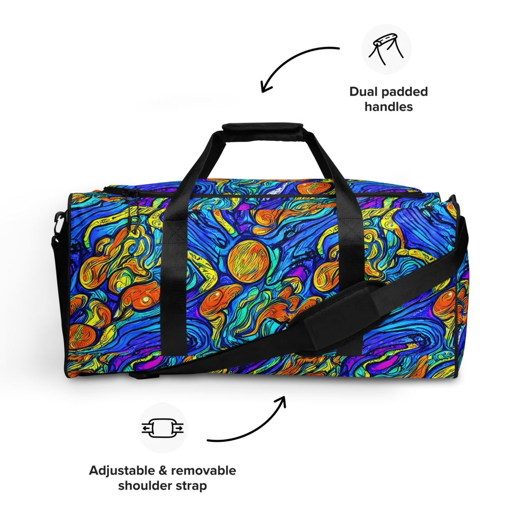 Sonic Sea on Duffle Bag — Front