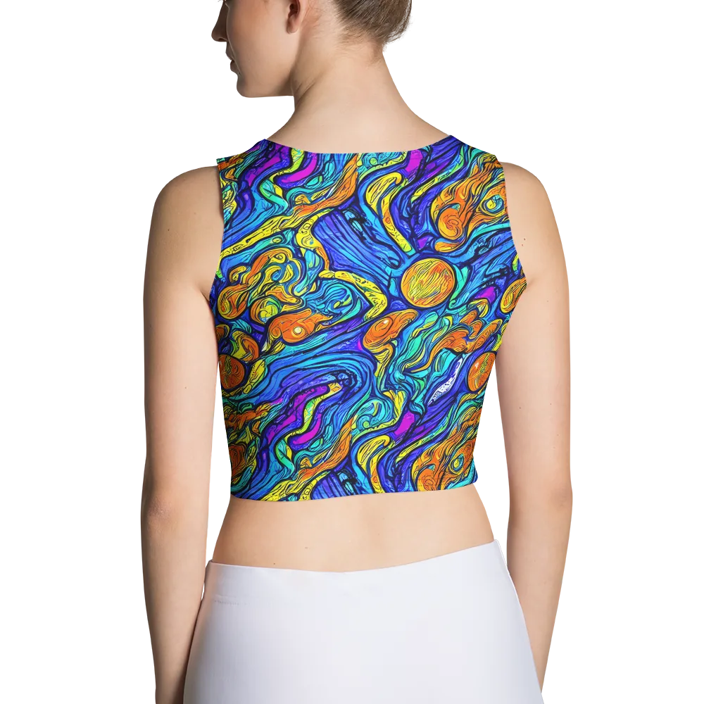 Sonic Sea on Crop Top — Back