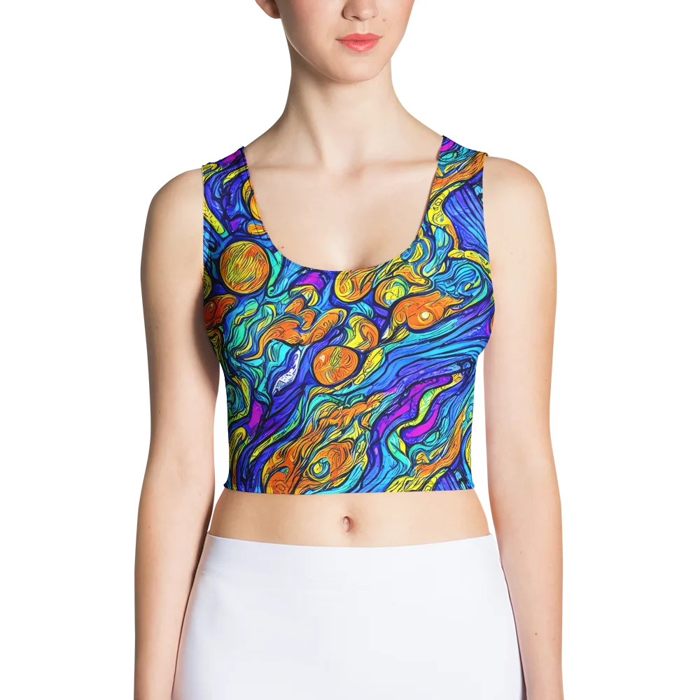 Sonic Sea on Crop Top — Front