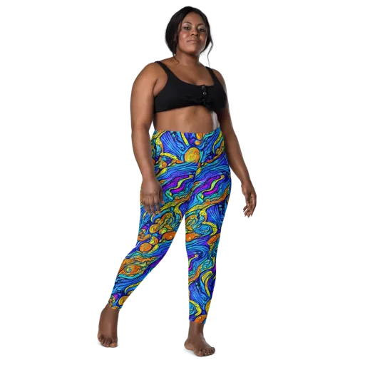 Sonic Sea on a Leggings with Pockets