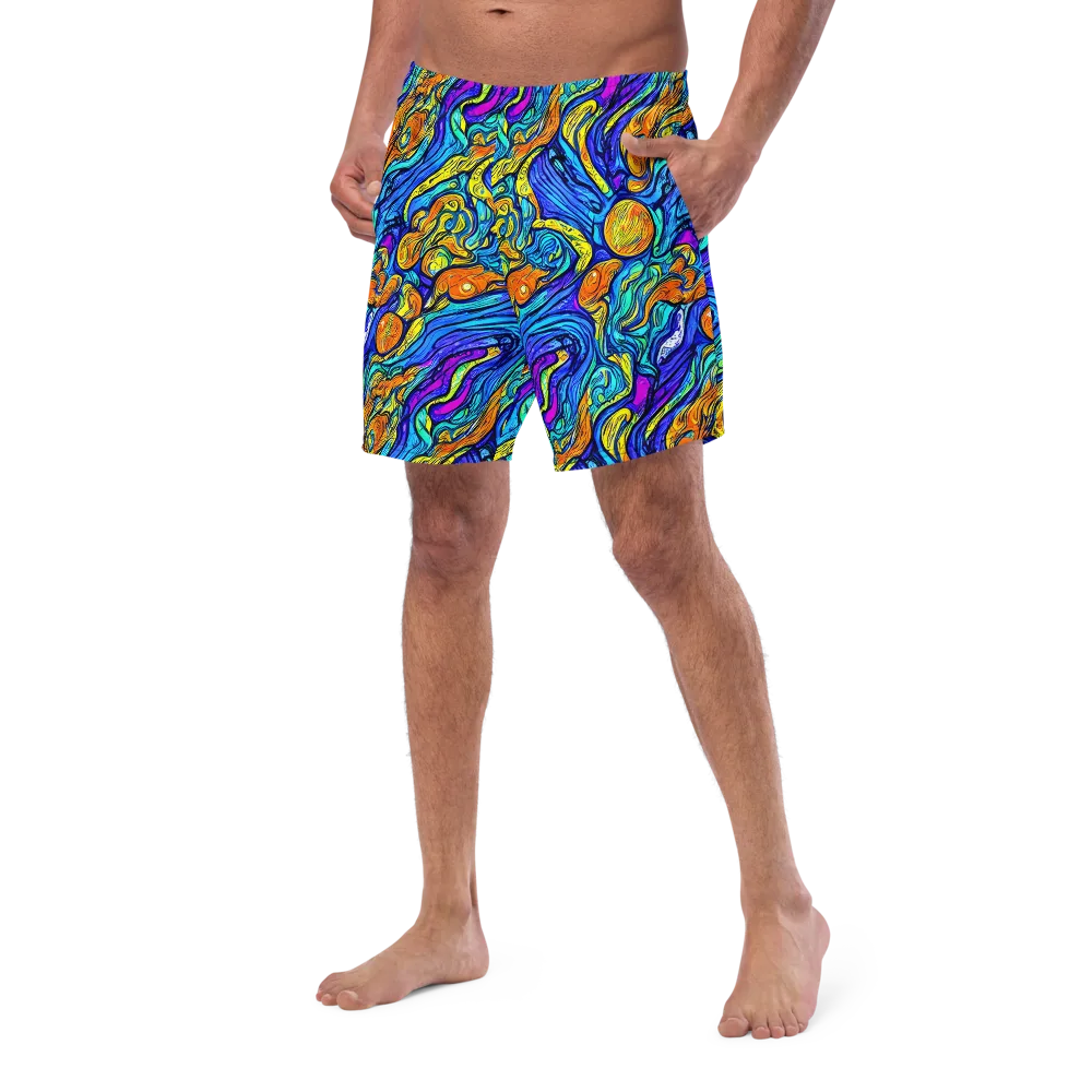 Sonic Sea on Swim Trunks — Left Front