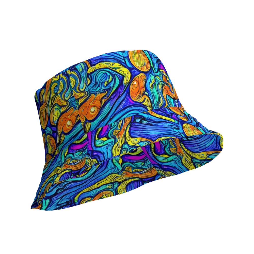 Sonic Sea on Reversible Bucket Hat — Product details Outside