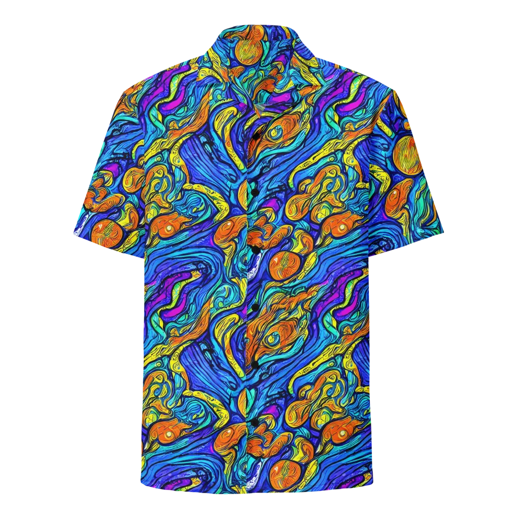 Sonic Sea on Button Shirt — Front