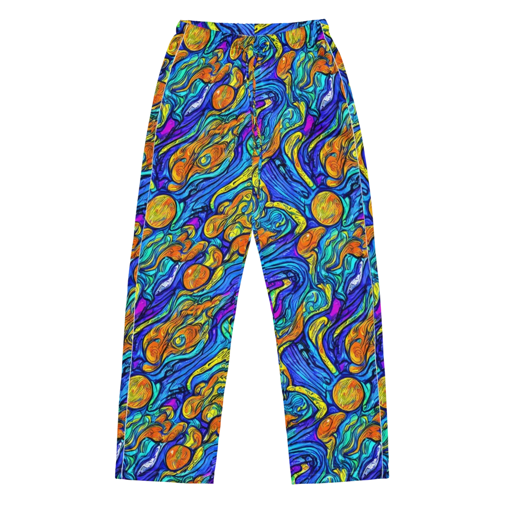 Sonic Sea on Women's Pajama Pants — Front