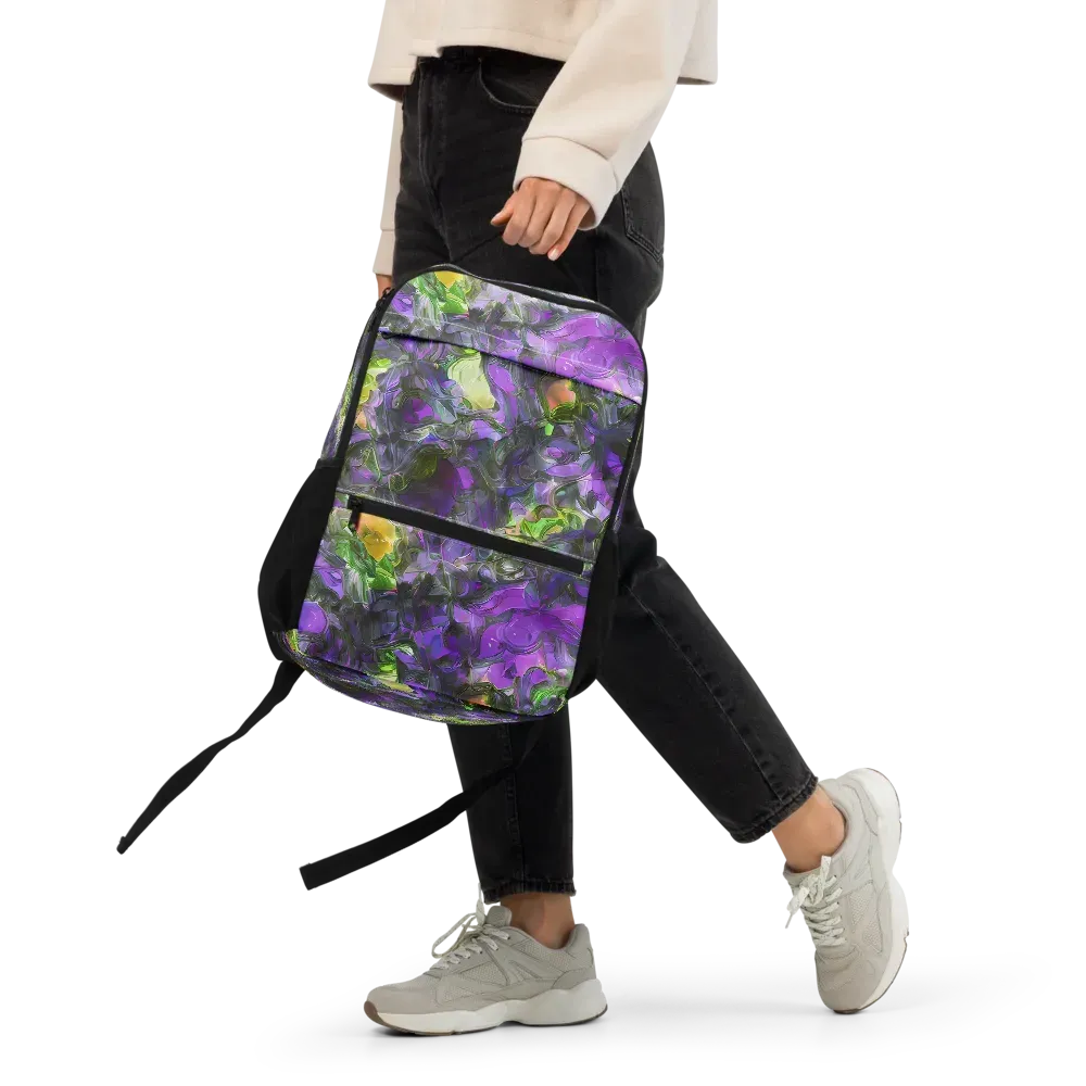 Plum Garden on Utility Backpack — Front