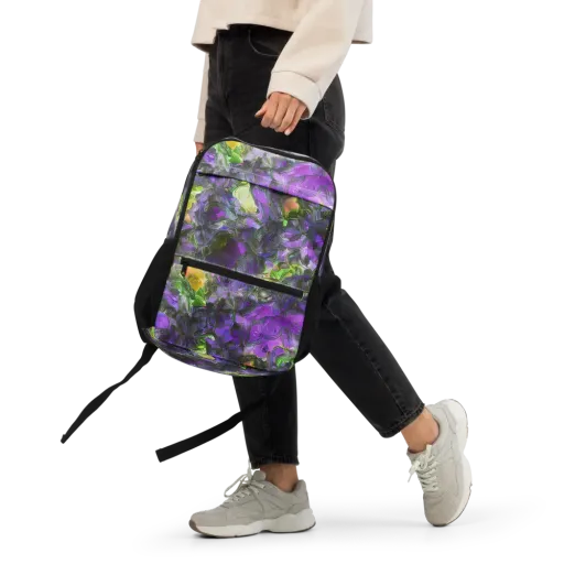 Plum Garden on a Utility Backpack