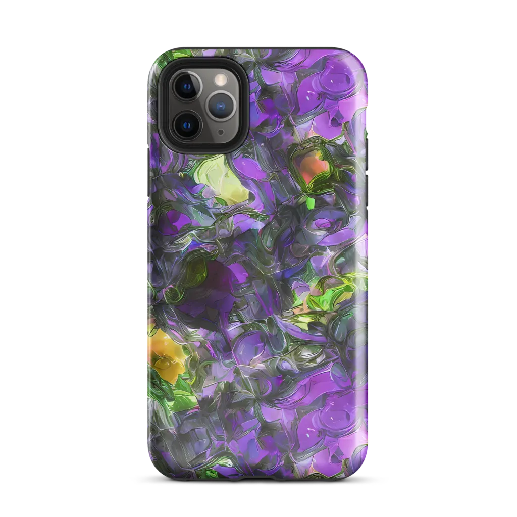 Plum Garden on Tough Case for iPhone® — Front