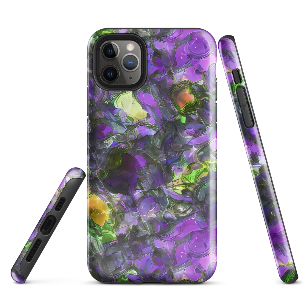 Plum Garden on Tough Case for iPhone® — Front