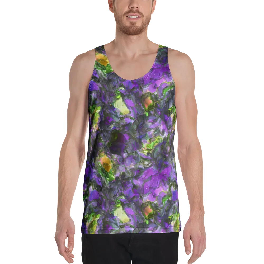 Plum Garden on Men's Tank Top — Front