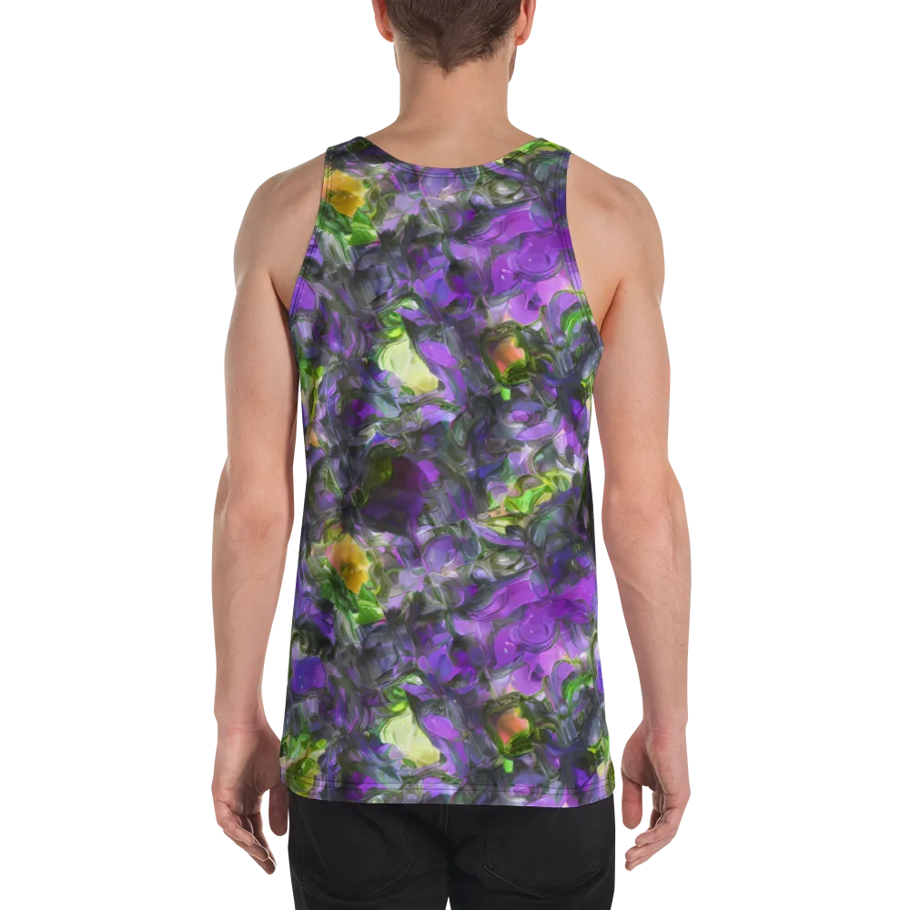Plum Garden on Men's Tank Top — Back