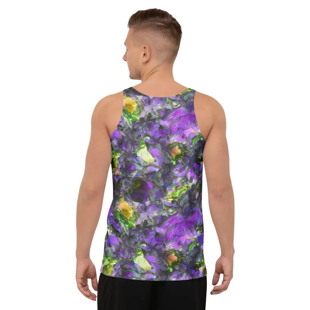 Plum Garden on Men's Tank Top — Back