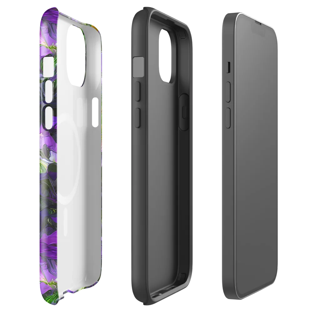 Plum Garden on MagSafe Tough Case for iPhone® — Front