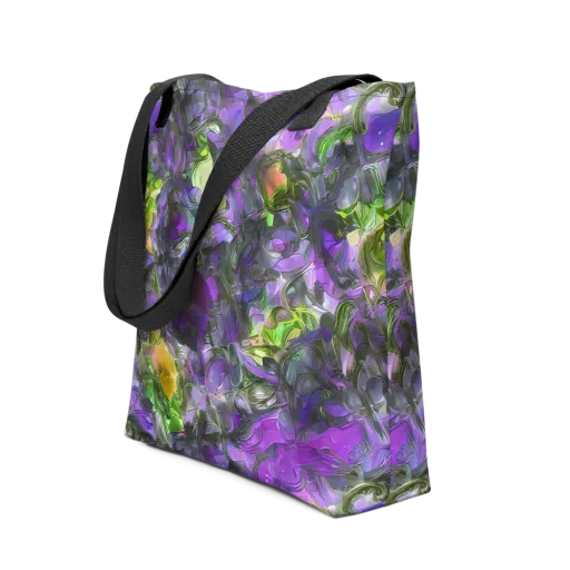 Plum Garden on a Tote Bag
