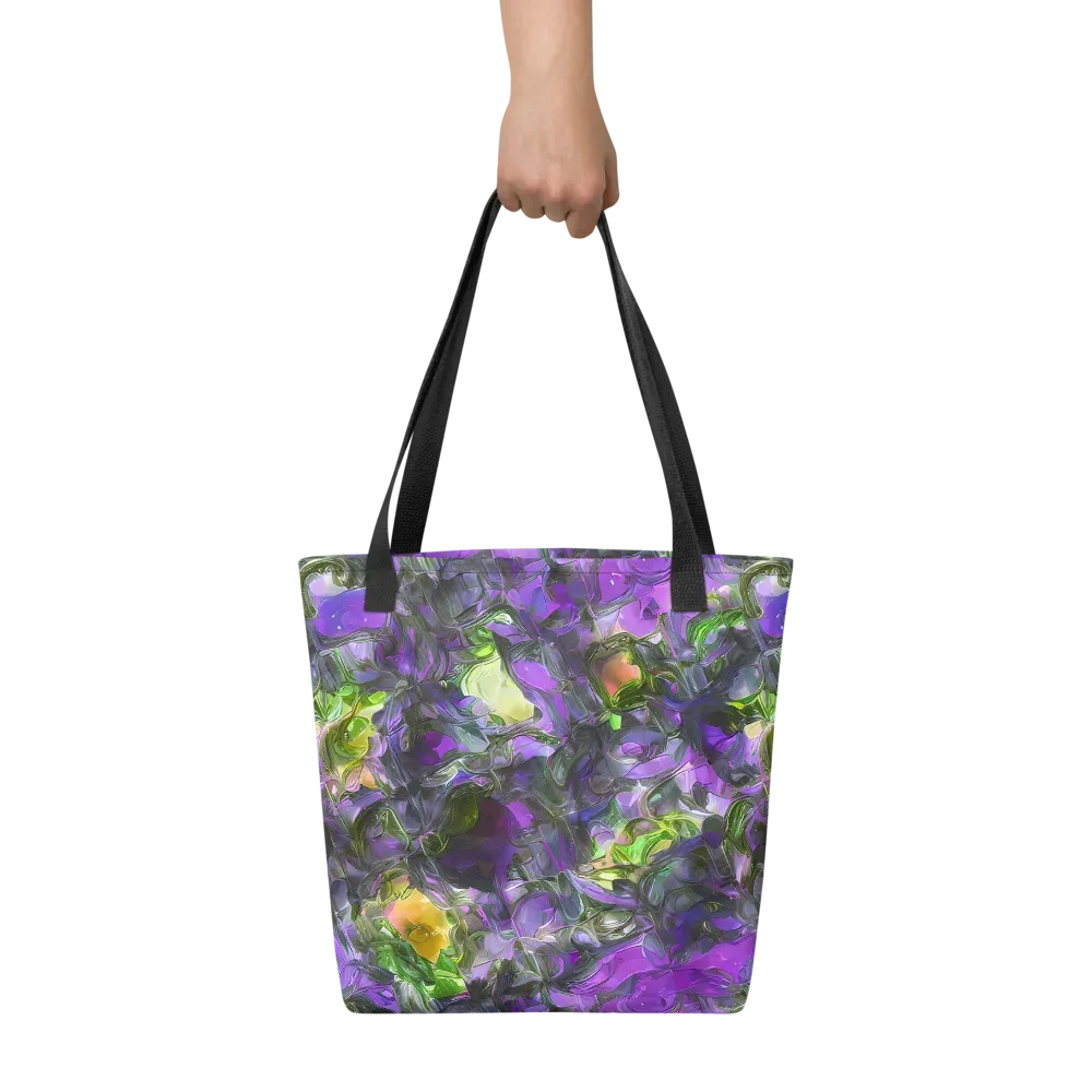 Plum Garden on Tote Bag — Front