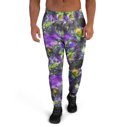Plum Garden on a Men's Joggers