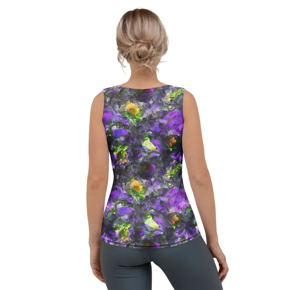 Plum Garden on Women's Tank Top — Back