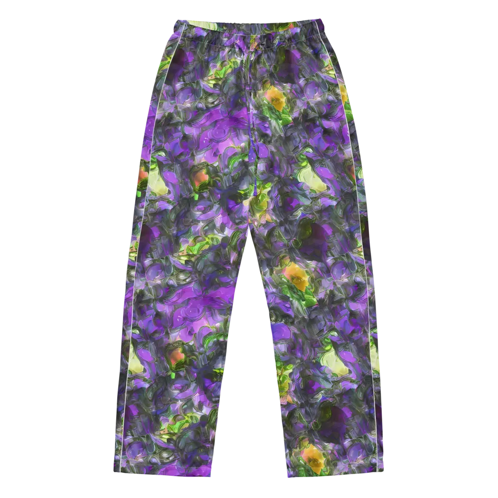 Plum Garden on Women's Pajama Pants — Front