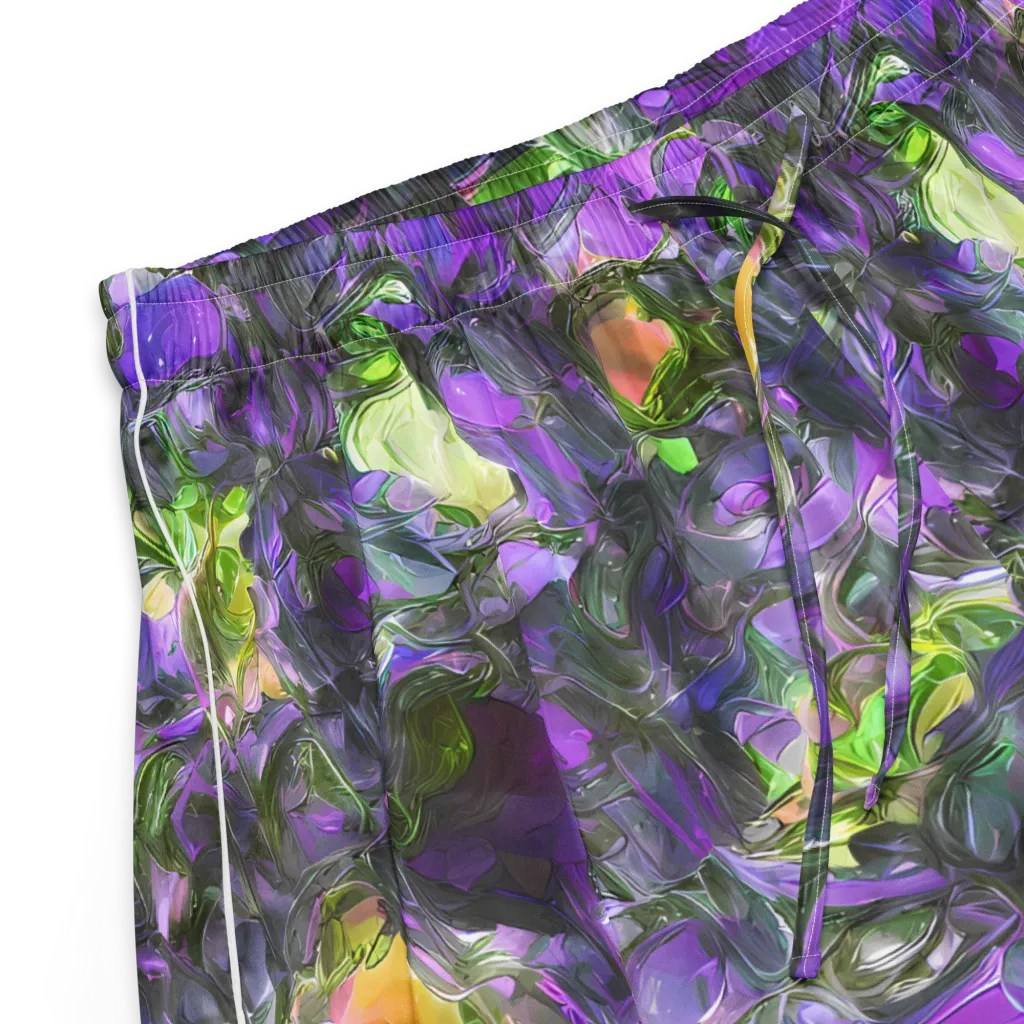 Plum Garden on Women's Pajama Shorts — Product details