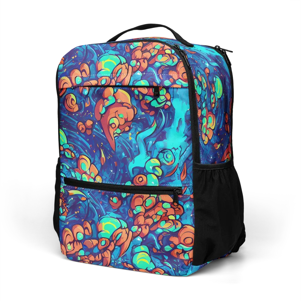 Vivid Submersion on Utility Backpack — Left Front
