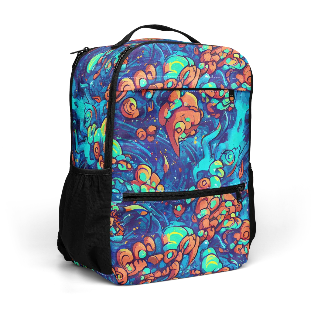 Vivid Submersion on Utility Backpack — Right Front