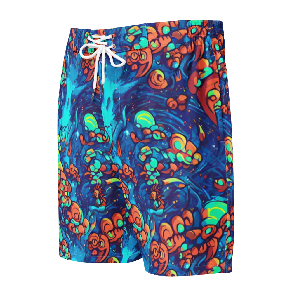 Vivid Submersion on Men's Board Shorts — Front
