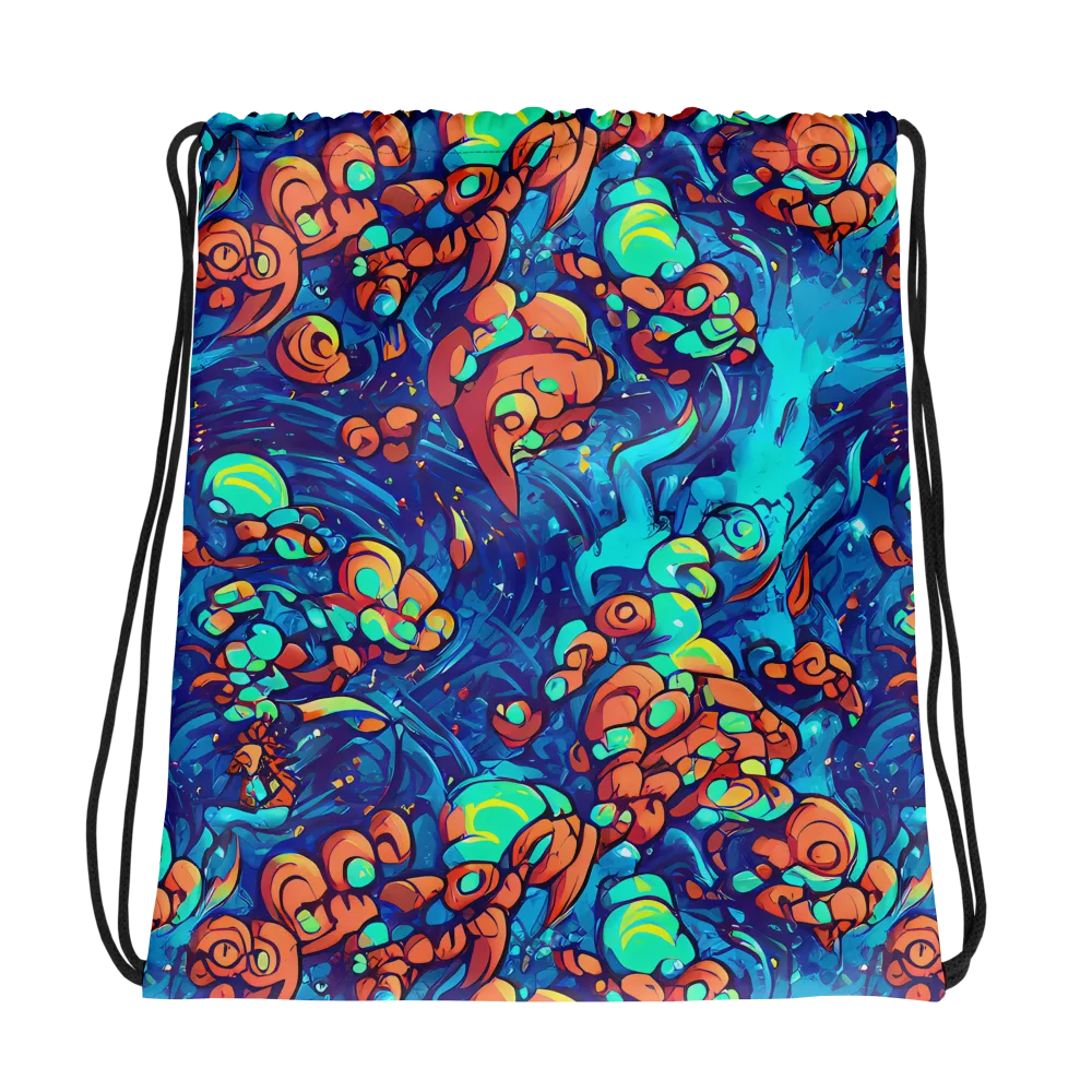 Vivid Submersion on Drawstring Bag — Photo