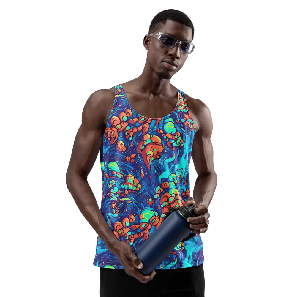 Vivid Submersion on Men's Tank Top — Front