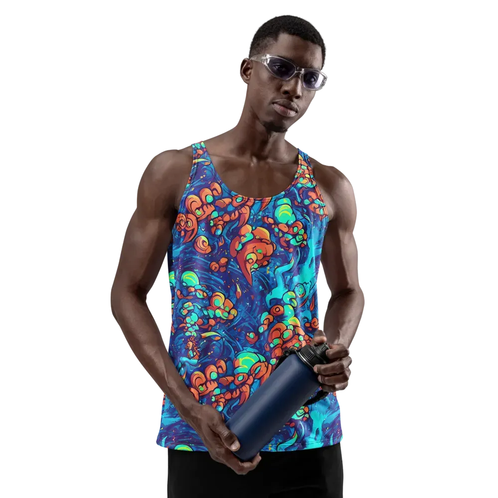 Vivid Submersion on Men's Tank Top — Front