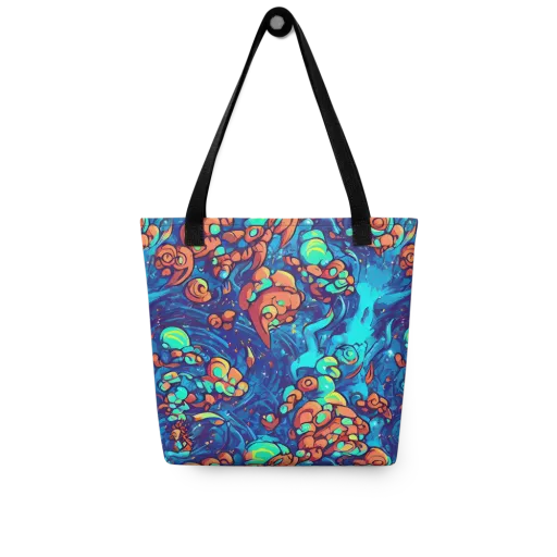 Vivid Submersion on a Tote Bag