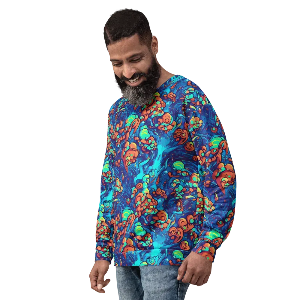 Vivid Submersion on Sweatshirt — Left Front