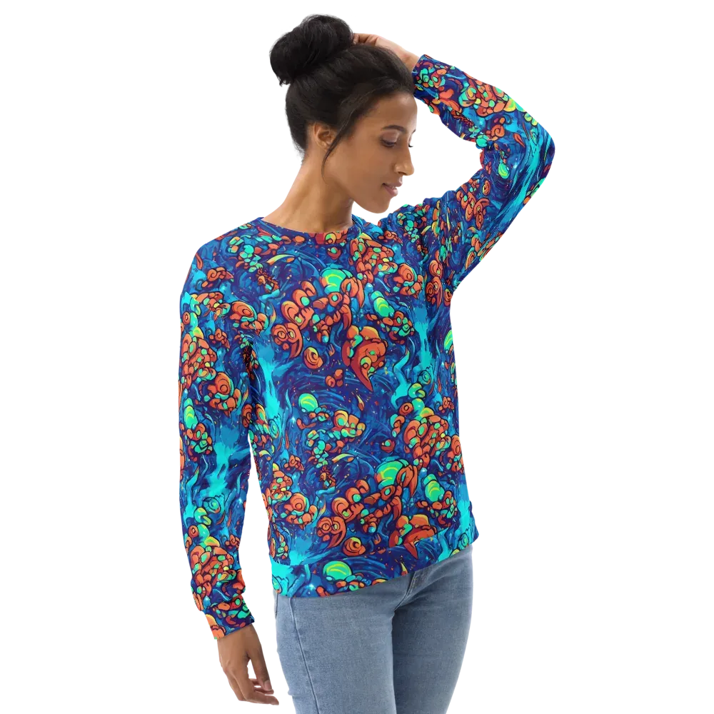 Vivid Submersion on Sweatshirt — Right Front