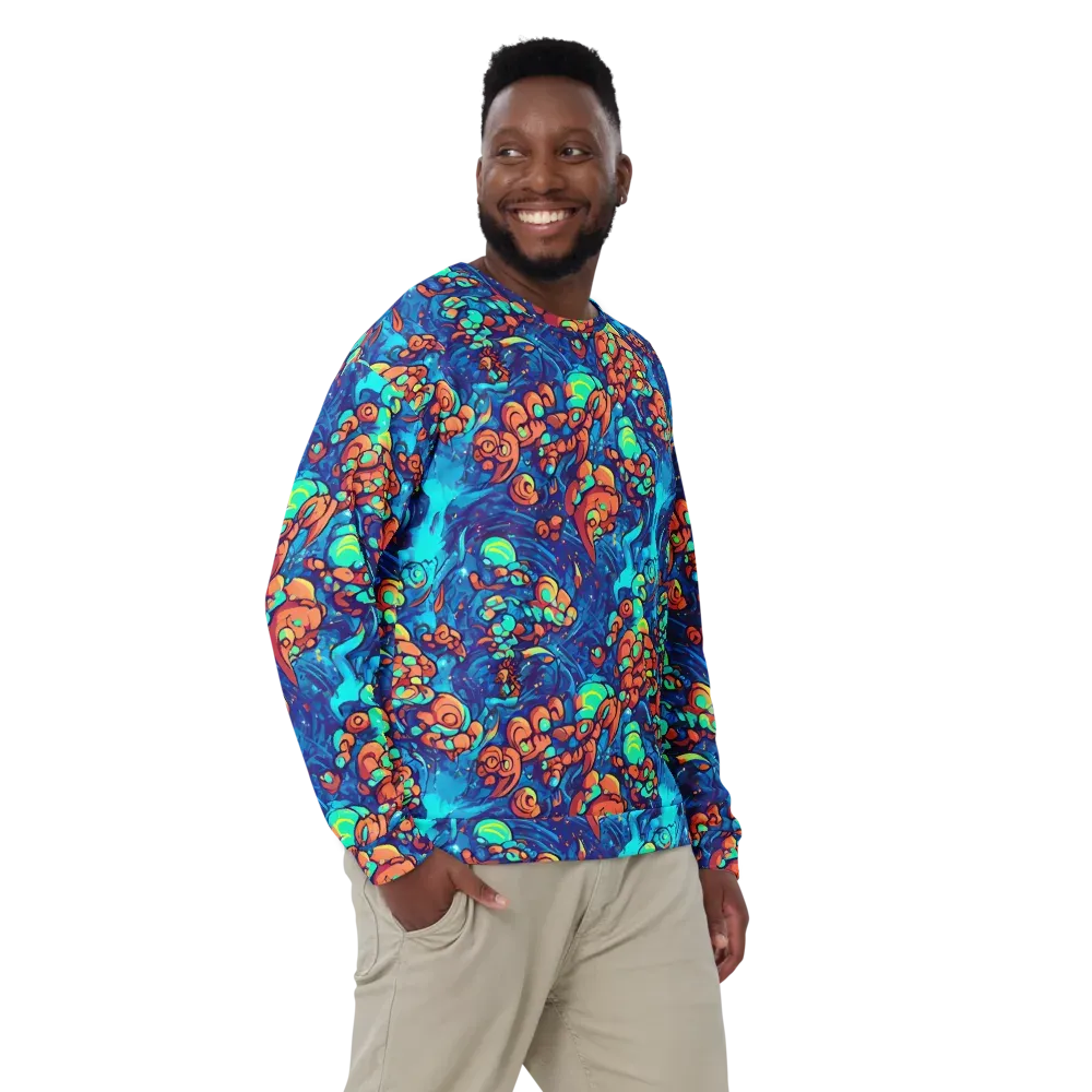 Vivid Submersion on Sweatshirt — Front