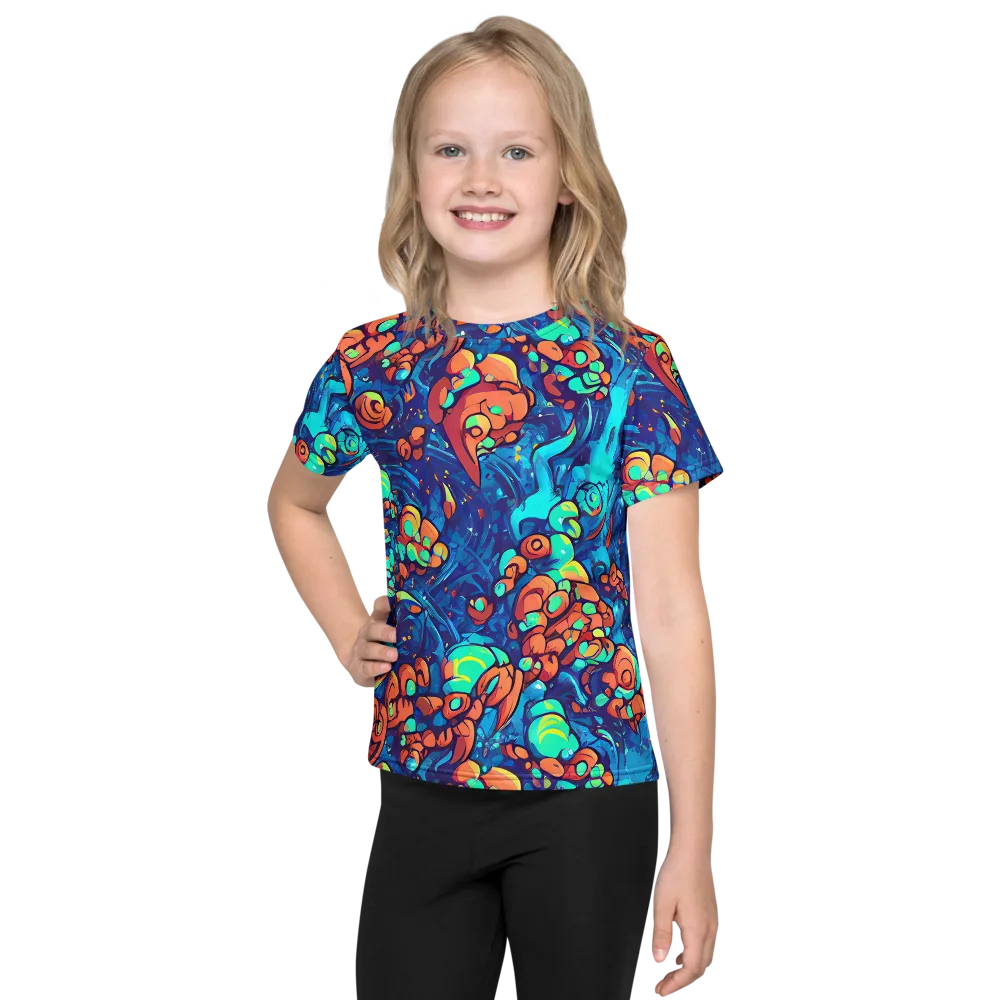 Vivid Submersion on Kids Crew Neck T-Shirt — Front