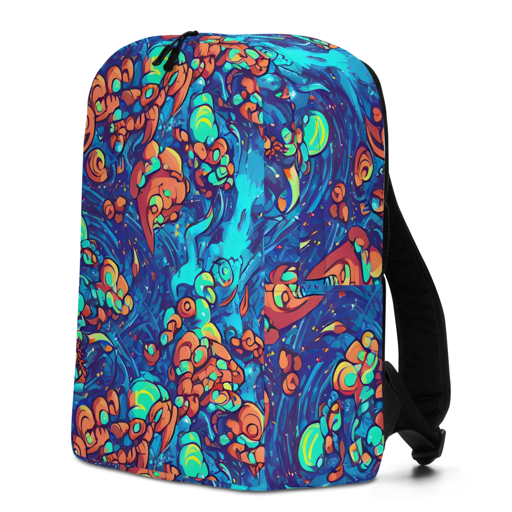 Vivid Submersion on Minimalist Backpack — Left