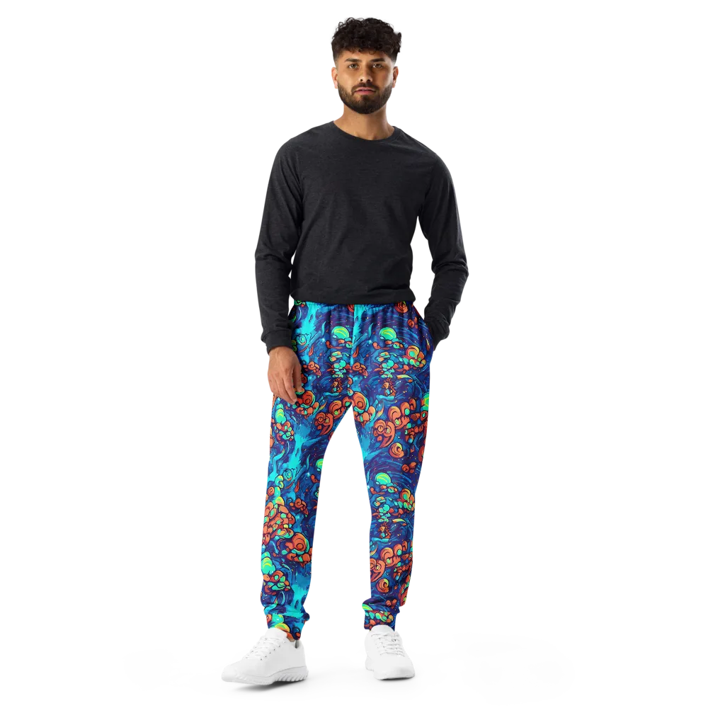 Vivid Submersion on Men's Joggers — Front