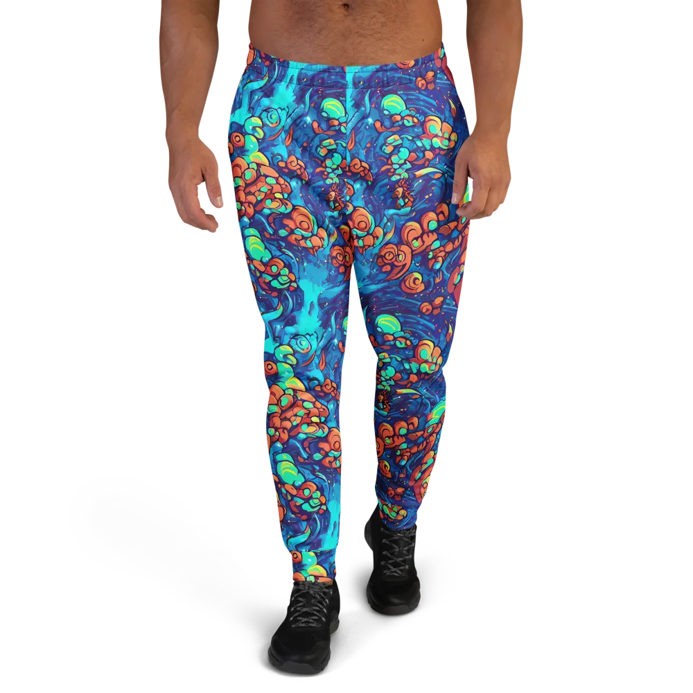 Vivid Submersion on Men's Joggers — Front