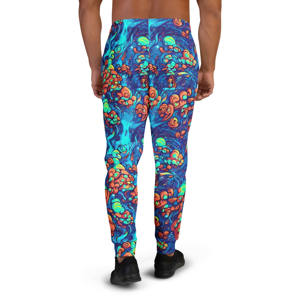 Vivid Submersion on Men's Joggers — Back